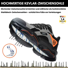 Lade das Bild in den Galerie-Viewer, SafeSneak Comfort+ ergonomischer und schmerzlindernder Sicherheitsschuh - Zertifiziert nach EN ISO 20345