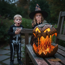 Lade das Bild in den Galerie-Viewer, Nachtlicht Spuk Kürbis - Gruseliges Highlight