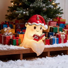 Lade das Bild in den Galerie-Viewer, Nachtlicht Weihnachtsgeist – Ein kleiner Geist, der Wärme & Licht spendet