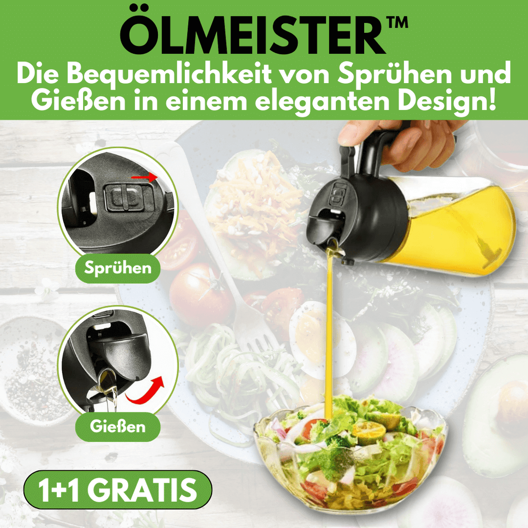 ÖlMeister - 2 in 1 Ölspender - Sonderaktion 1+1 Gratis