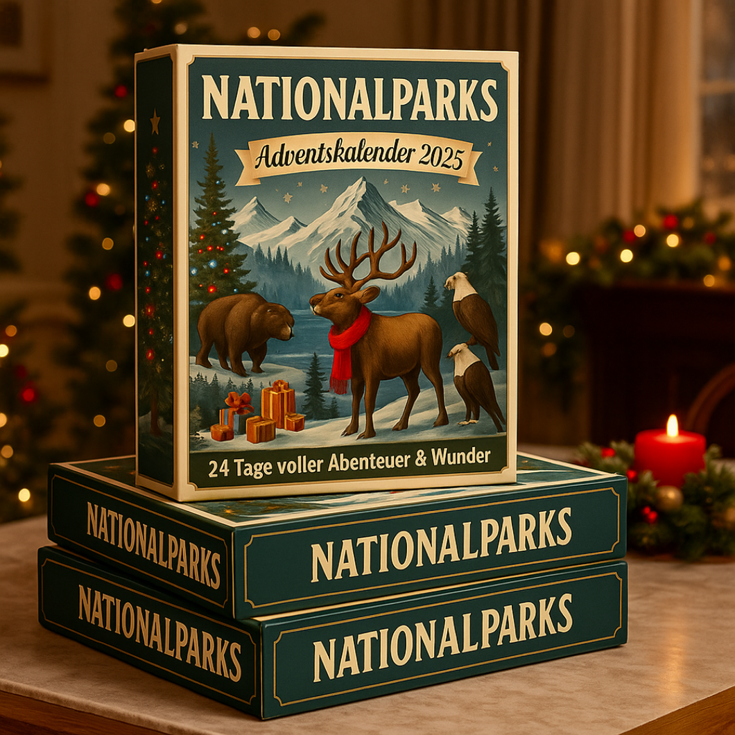 Nationalparks Adventskalender 2025 – 24 Miniatur‑Welten der Natur