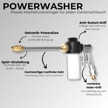 Lade das Bild in den Galerie-Viewer, Powerwasher - Power-Hochdruckreiniger für jeden Gartenschlauch
