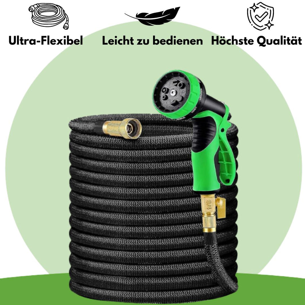 Ultraflex - revolutionärer Gartenschlauch, der nie verheddern wird