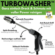 Lade das Bild in den Galerie-Viewer, Turbowasher - Power-Hochdruckreiniger für jeden Gartenschlauch
