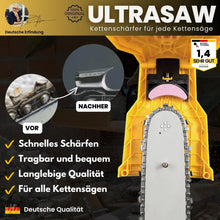 Lade das Bild in den Galerie-Viewer, UltraSaw - das Original - Universal Kettenschärfer für jede Kettensäge
