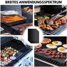 Lade das Bild in den Galerie-Viewer, 5er Set GrillMat - hochwertige Grillmatten zum gesunden Grillen
