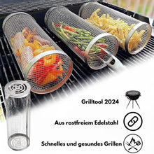 Lade das Bild in den Galerie-Viewer, Grillkorb in Edelstahl-Ausführung für das perfekte Grillergebnis
