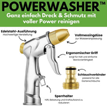 Lade das Bild in den Galerie-Viewer, Powerwasher - Leistungsstarker Hochdruckreiniger für jeden Gartenschlauch
