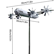 Lade das Bild in den Galerie-Viewer, Handgefertigte B-29 Superfortress Flugzeugwindmühle
