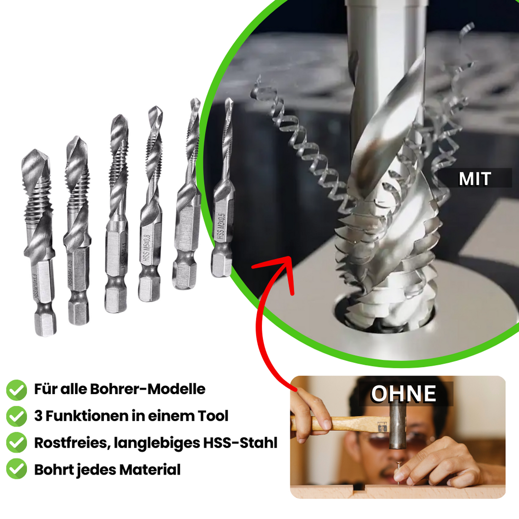 6x MasterDrill Set - Die ultimativen Bits für die härtesten Bohrarbeiten